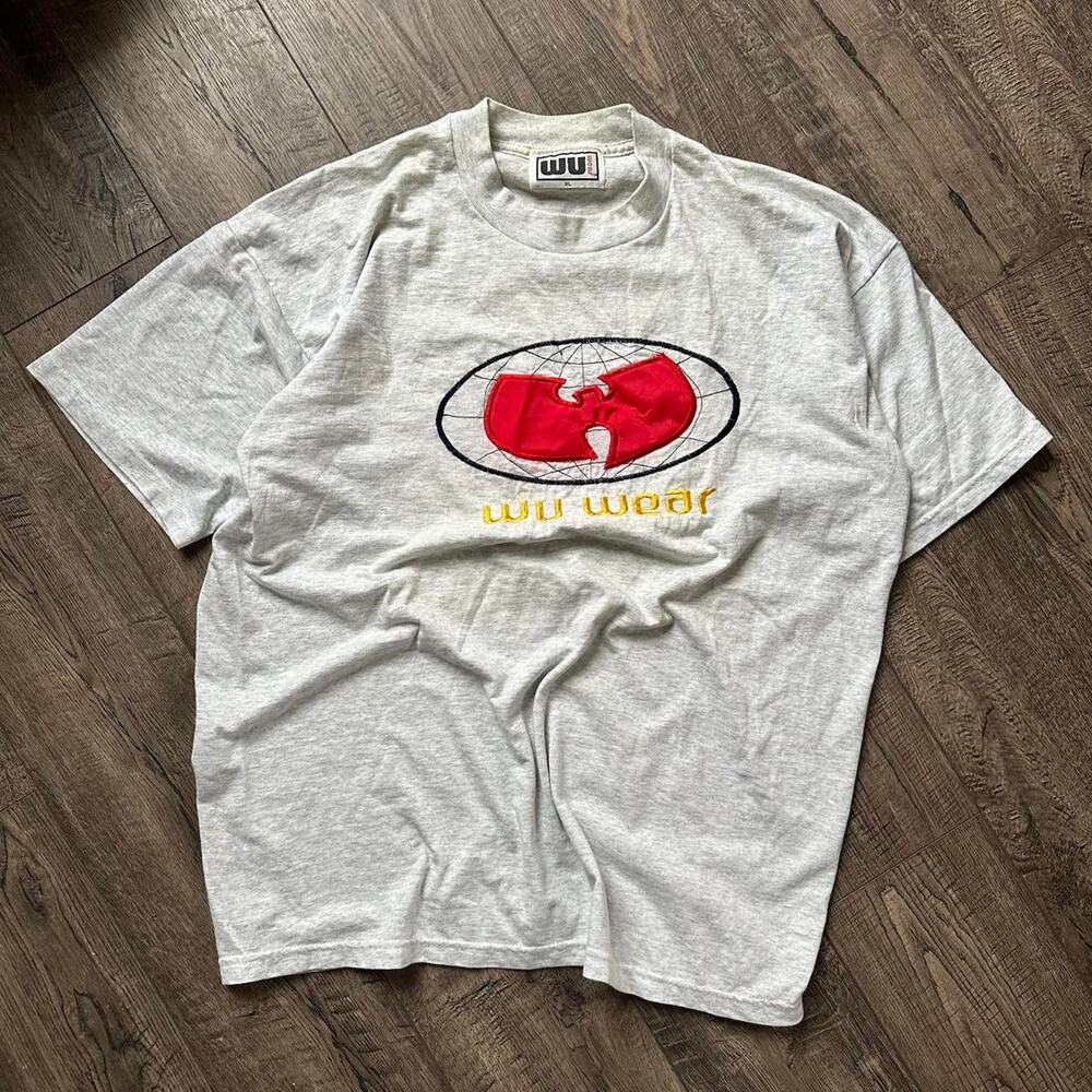 Rare Vintage 90s Wu Tang Wu Wear Graphic Rap Hip Hop Shirt